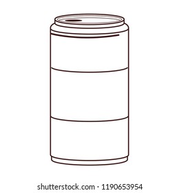 Soda can isolated
