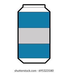 Soda can isolated