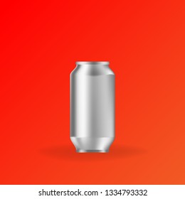 Soda can mockup Vector