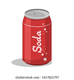 Soda can vector design illustration isolated on white background