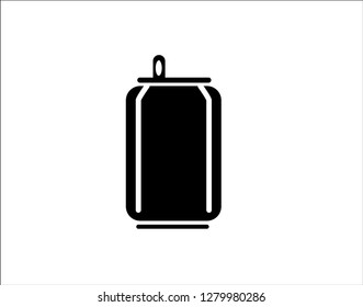 Soda can vector icon.