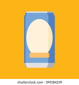 Soda can vector icon for web and mobile
