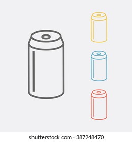 Soda cans icon