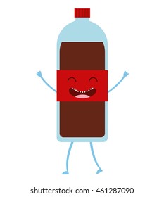 soda character cute icon vector isolated graphic