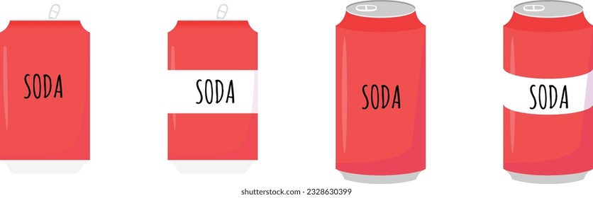 soda cola can red color fresh drink soft drink