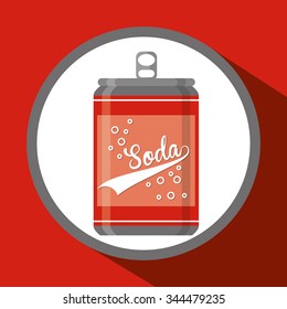  Soda concept with icons design, vector illustration 10 eps graphic.