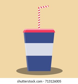 Soda Cup Flat Icon