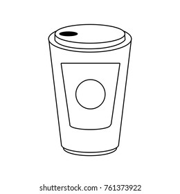 Soda cup isolated