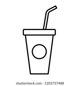 soda cup isolated icon