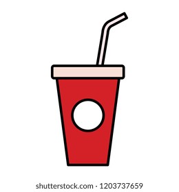 soda cup isolated icon