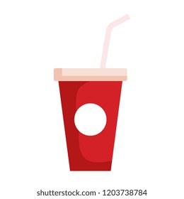 soda cup isolated icon