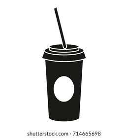 soda cup isolated icon