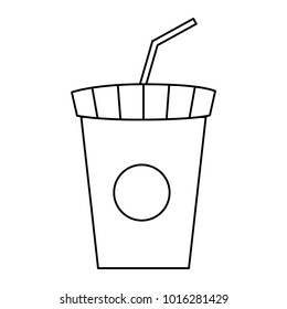 soda cup vector illustration