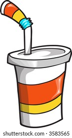 Soda Cup Vector Illustration
