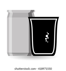 Soda design. Drink concept. white background