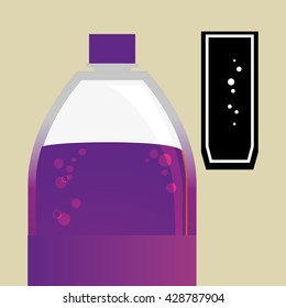 Soda design. Drink concept. white background
