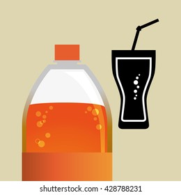 Soda design. Drink concept. white background