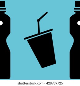Soda design. Drink concept. white background