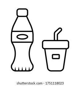 Soda design. Drink icon vector