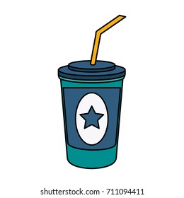 soda disposable cup icon image 