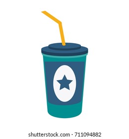 soda disposable cup icon image 