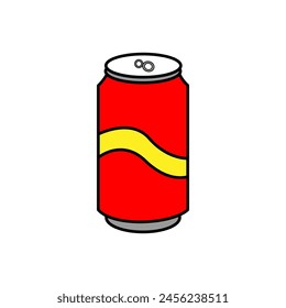 soda drink aluminium beverage, background, abstract, design, symbol, illustration, vector