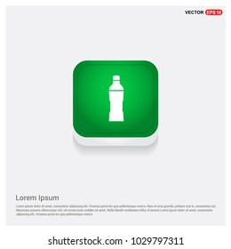 Soda drink bottle iconGreen Web Button