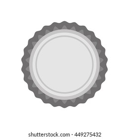 Soda and drink  concept represented by cap icon. isolated and flat illustration 
