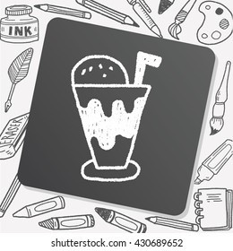 soda drink doodle drawing