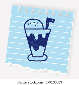 soda drink doodle drawing