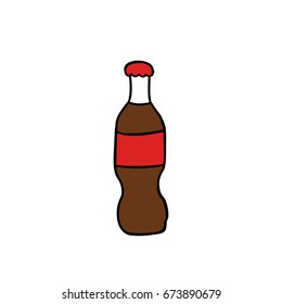 soda drink doodle icon