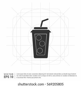 Soda drink icon