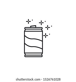 Soda, drink icon. Element of Food and Drink icon. Thin line icon