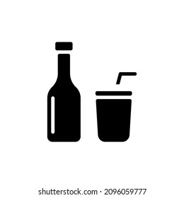 SODA DRINK icon in vector. Logotype