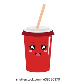 soda drink kawaii character