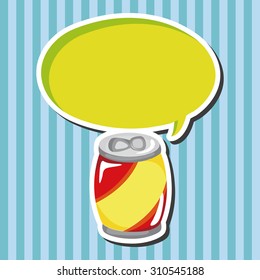 soda drink theme elements