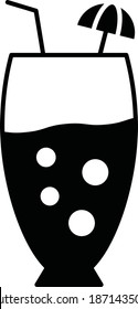 Soda drink. Vector Icon 