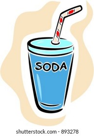 Soda drink.Vector illustration