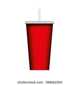 soda glass isolated icon