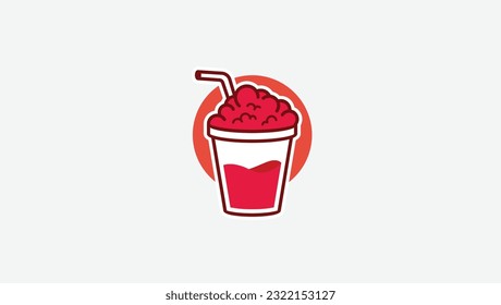 Logo aus Soda, Vektordesign-Vorlage