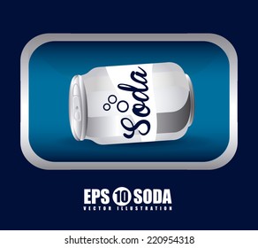 soda graphic design , vector illustration