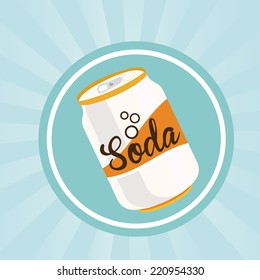 soda graphic design , vector illustration