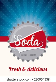 soda graphic design , vector illustration