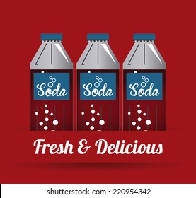 soda graphic design , vector illustration