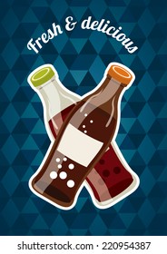 soda graphic design , vector illustration