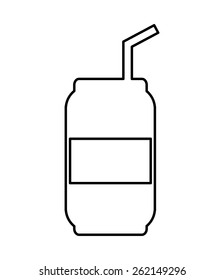 soda icon design, vector illustration eps10 graphic 
