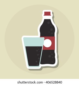 soda icon design, vector illustration