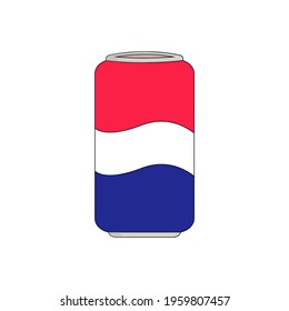 soda icon. Illustration isolated on white background.