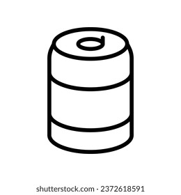 Soda icon islolate white background vector stock illustration.