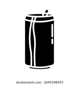 Soda icon on white background